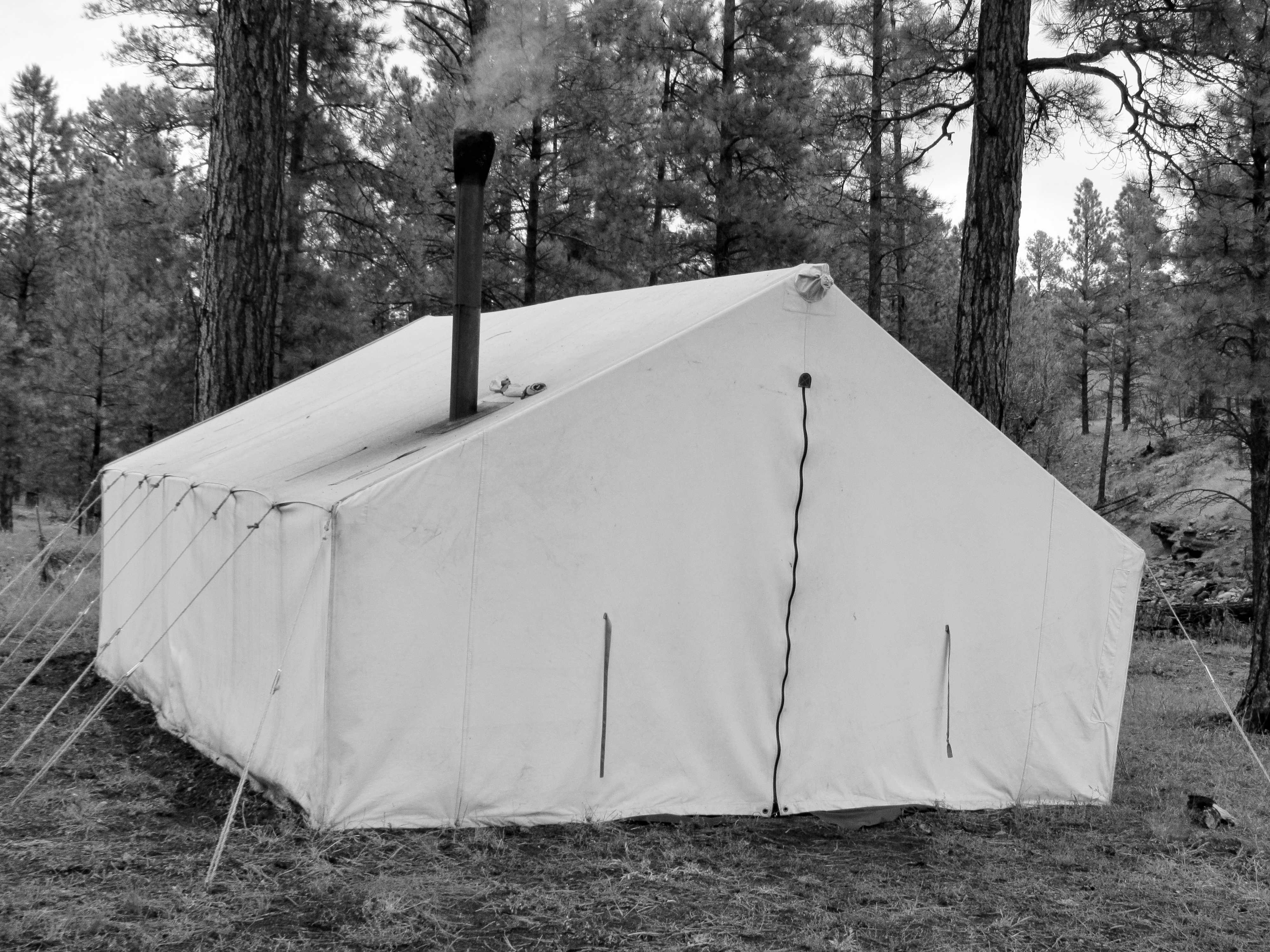 Elk Hunting Outfitters tent in NM